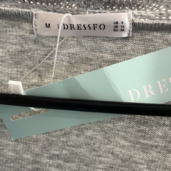 Dressfo | Light Grey Cardigan | Medium | NWT - Picture 3 of 3